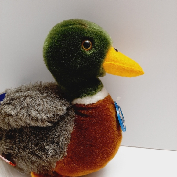 Dakin Other - 🍒 Vintage 1982 Dakin Mallard Duck Soft Doll Kids Plush Retro Vtg Realistic Toy